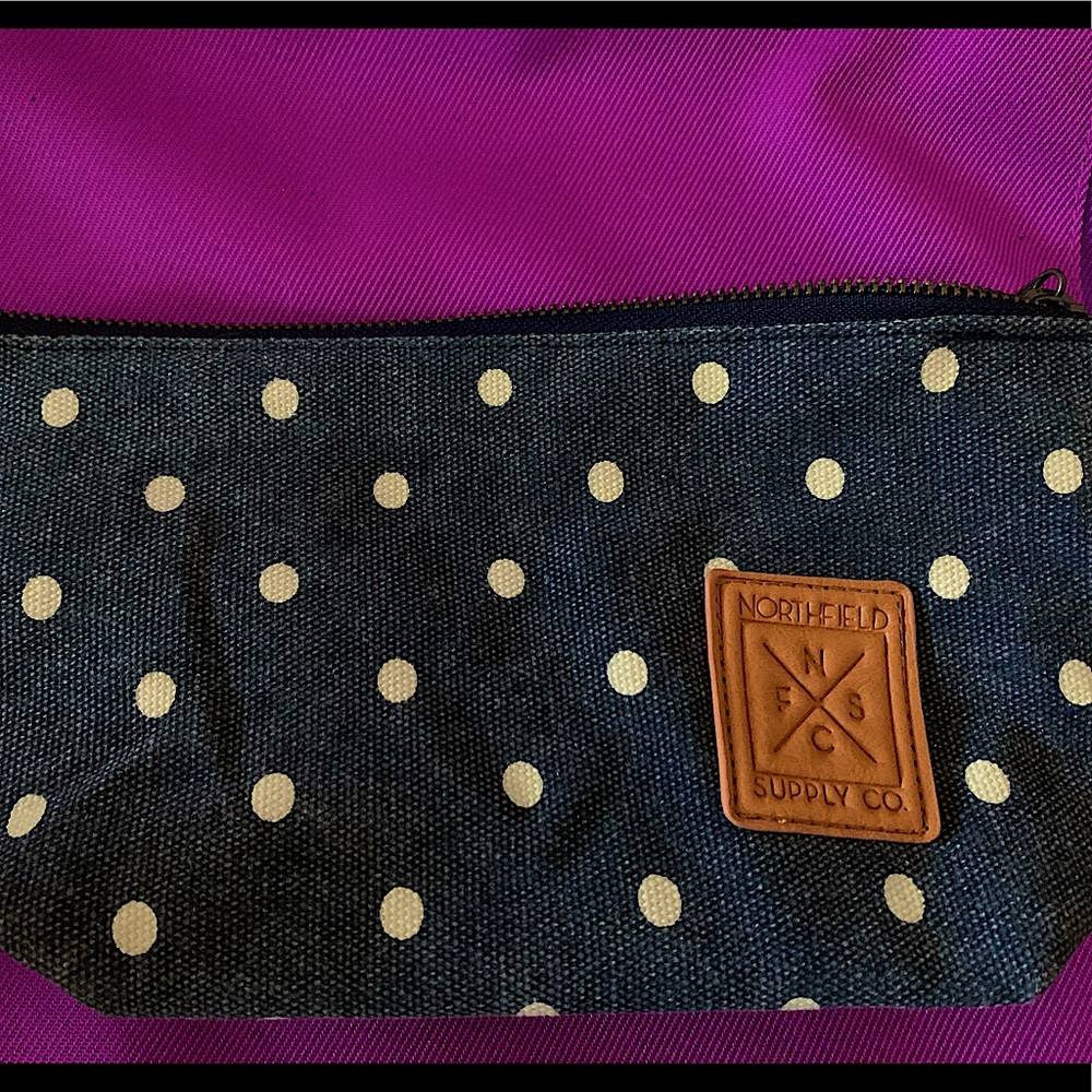 Pottery Barn Teen denim pouch